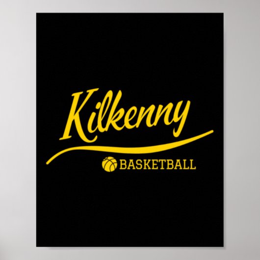 Kilkenny Basketball in Amber Poster (Vorne)