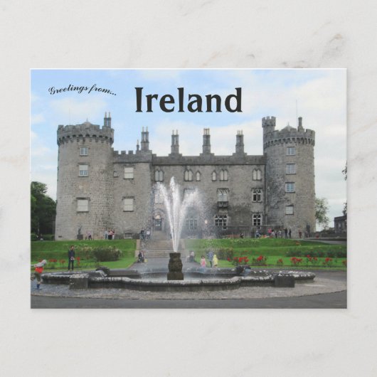 Kilkenny Castle Irland Postkarte (Vorderseite)