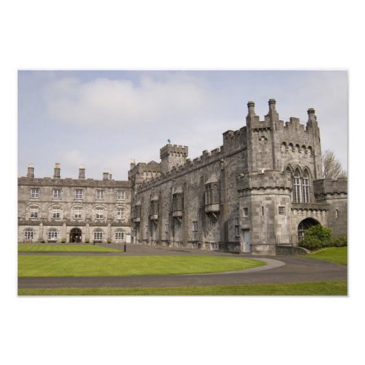Kilkenny Castle, Landkreis Kilkenny, Irland. Fotodruck (Vorne)