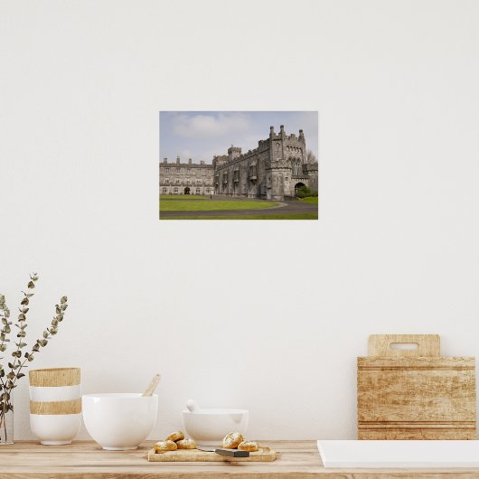 Kilkenny Castle, Landkreis Kilkenny, Irland. Poster (Küche)