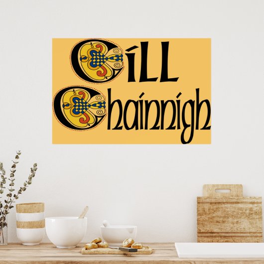 Kilkenny (gälisch) Poster Print (Küche)