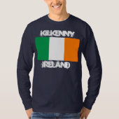 Kilkenny, Irland mit irischer Flagge T-Shirt (Vorderseite)