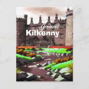 Kilkenny Irland Reise Postkarten Kunst Reise Ges