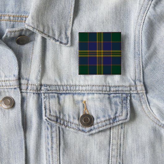 Kilkenny Landkreis Irish Tartan Button (Beispiel)