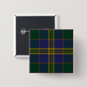 Kilkenny Landkreis Irish Tartan Button (Vorne & Hinten)
