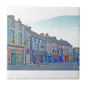Kilkenny Street Tom Wurl Postcard Fliese