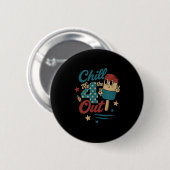 Kill 4. Out - Funny Retro 4. Juli Eiscreme Button (Vorne & Hinten)