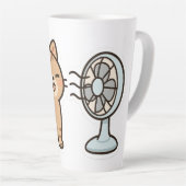 Kill Cat by Fan - Niedliche Sommerkleidung" Milchtasse (Rechte Ecke)