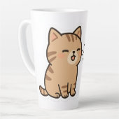 Kill Cat by Fan - Niedliche Sommerkleidung" Milchtasse (Linke Ecke)