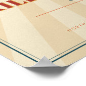 Kill Devil Hills FFA Flugplatzkarte Poster | Retro (Ecke)
