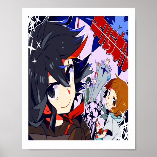 Kill la Kill Ryuko und Mako Kill la Kill anime g Poster (Vorne)