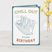 Kill out ist dein Geburtstag Karte (Gelbe Blume)