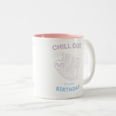 Kill out ist dein Geburtstag Zweifarbige Tasse (VorderseiteRechts)