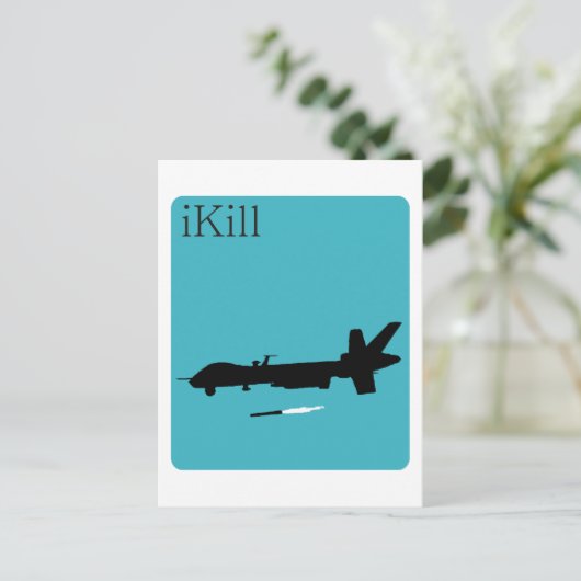 Kill Postkarte (Stehend Vorderseite)