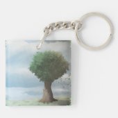 Kill Tree Falling Blätter Cleansing Gale Schlüsselanhänger (Rückseite)