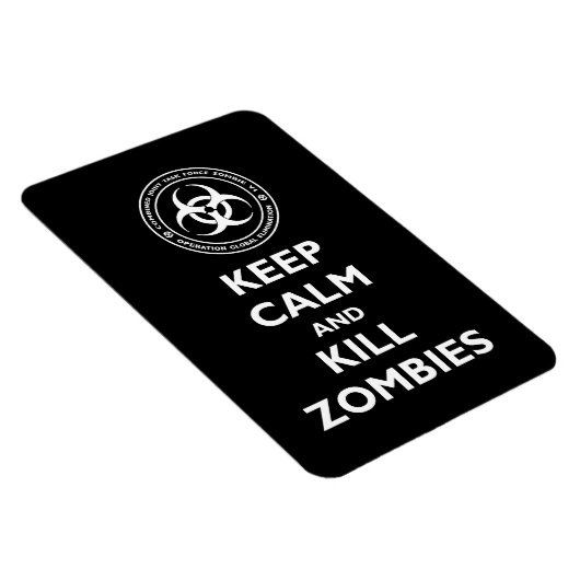 Kill Zombies Magnet (Rechte Seite)
