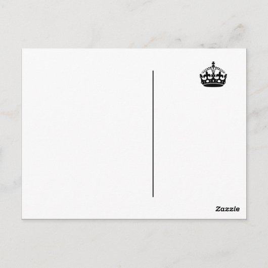 Kill Zombies Postkarte (Rückseite)