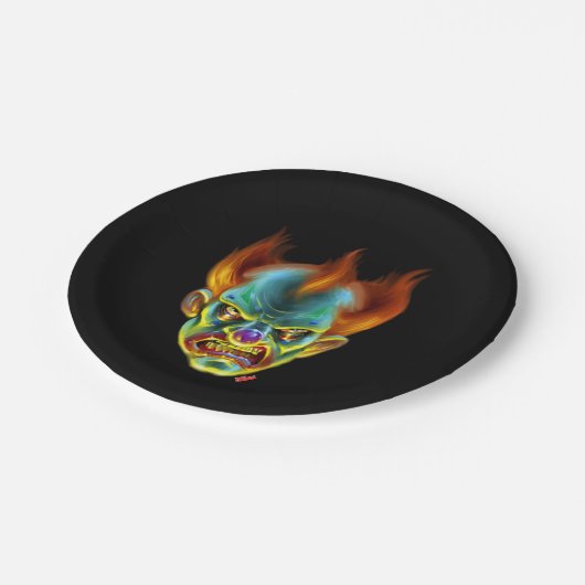 Killa Klown Monster-Pappteller Pappteller (Schrägansicht)