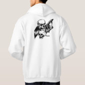 Killa Winged den kombinierten Schädel Hoodie (Rückseite)