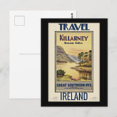 Killarney, Himmelreflexion, Postkarte (Vorne/Hinten)