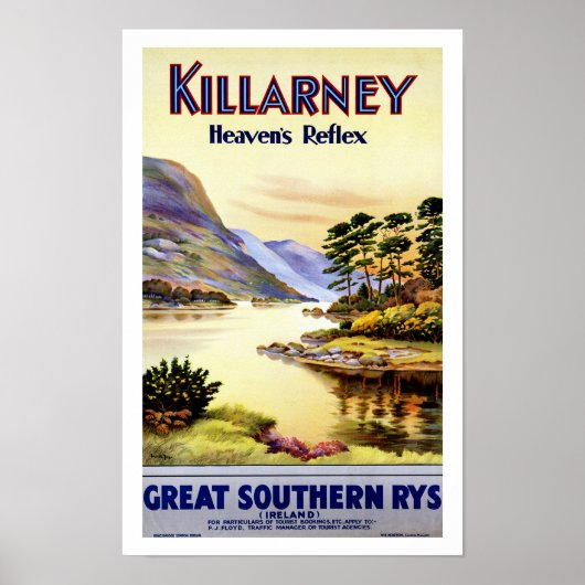 Killarney ~ Himmels Reflex Poster (Vorne)