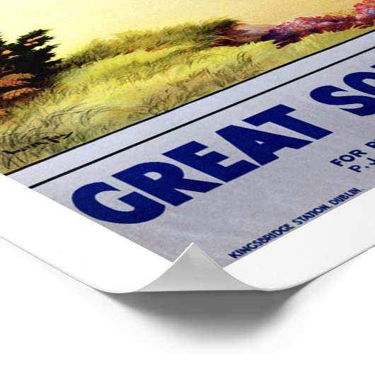 Killarney ~ Himmels Reflex Poster (Ecke)