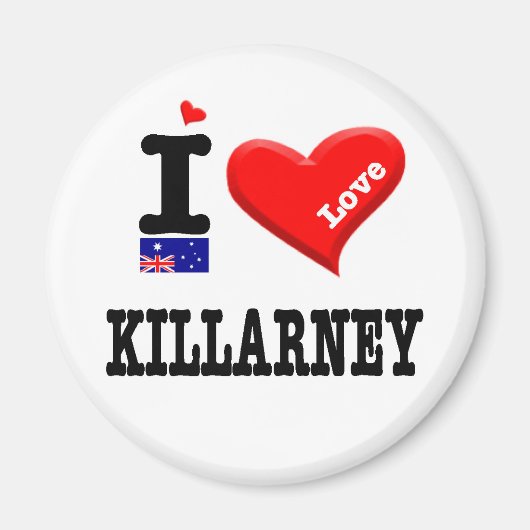 KILLARNEY - I-Liebe Magnet (Vorne)