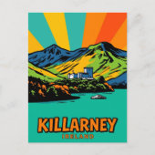 Killarney, Ireland Lake Art Travel Postkarte (Vorderseite)