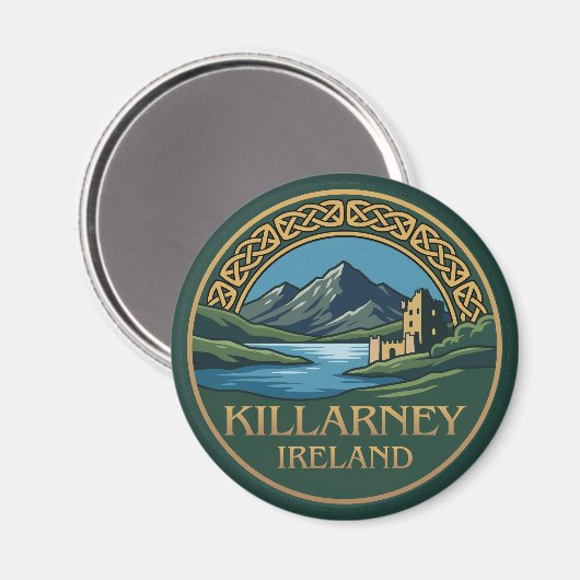 Killarney Ireland Magnet (Vorderseite/Rückseite)