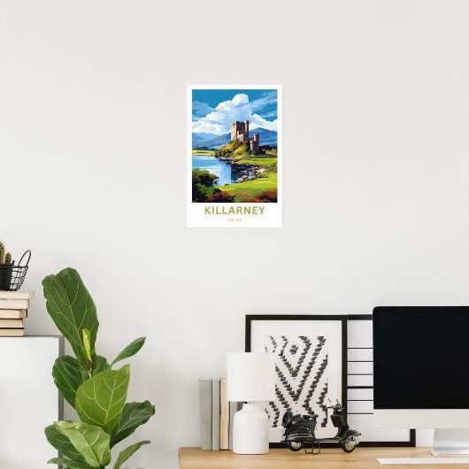 Killarney Ireland Travel Print Poster (Heimbüro)