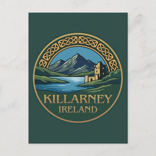 Killarney Irland Postkarte (Vorderseite)