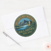 Killarney Irland Runder Aufkleber (Umschlag)