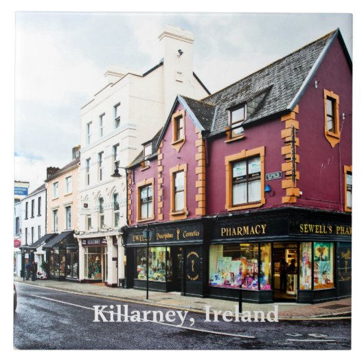 Killarney, Irland Straßenansicht Fliese (Vorderseite)