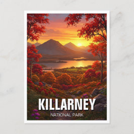 Killarney National Park Ireland Travel Postkarte