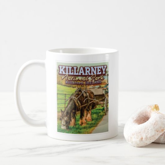 KILLARNEY NATIONAL PARK - KILLARNEY IRLAND KAFFEETASSE (Mit Donut)