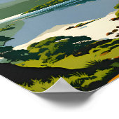 Killarney National Park Travel Poster (Ecke)