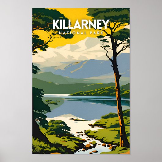 Killarney National Park Travel Poster (Vorne)