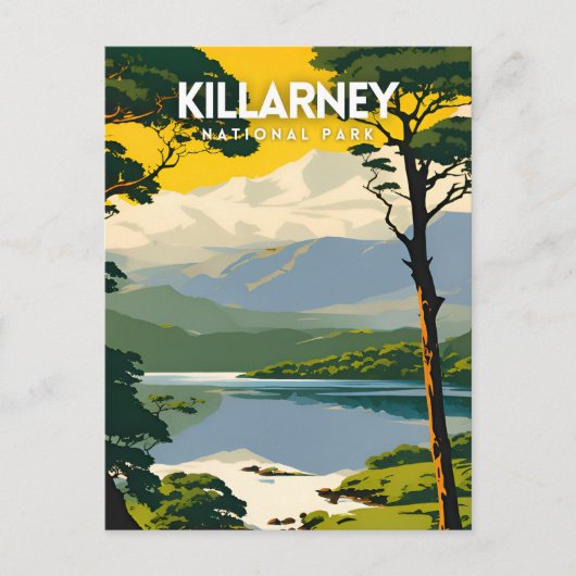 Killarney National Park Travel Postkarte (Vorderseite)