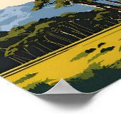 Killarney National Park Vintage Travel PS Poster (Ecke)