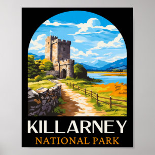 Killarney National Park Wandern Camping Outdoor Tr Poster