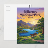 Killarney-Nationalpark Irland Postkarte (Vorne/Hinten)