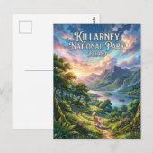 Killarney-Nationalpark Irland Postkarte (Vorne/Hinten)