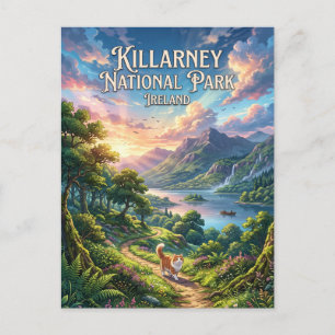 Killarney-Nationalpark Irland Postkarte