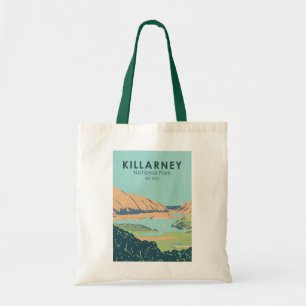 Killarney Nationalpark Irland Reise Kunst Vintage Tragetasche