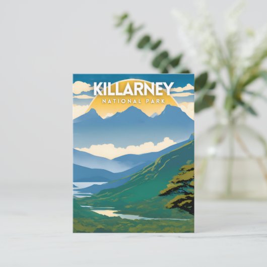 Killarney Nationalpark Postkarte (Stehend Vorderseite)