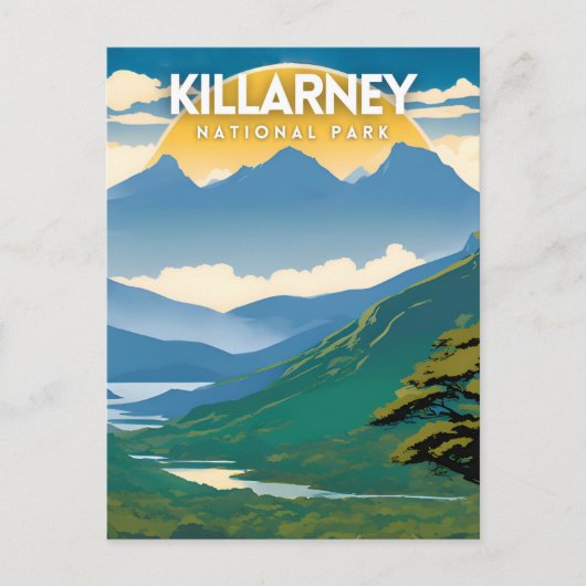 Killarney Nationalpark Postkarte (Vorderseite)