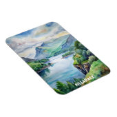 Killarney Nationalpark Wasserfarbenmalerei Magnet (Rechte Seite)
