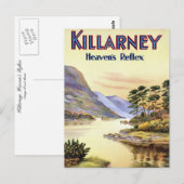 Killarney, Reflex des Himmels Postkarte (Vorne/Hinten)