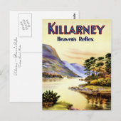 Killarney ~ Reflexion des Himmels Postkarte (Vorne/Hinten)