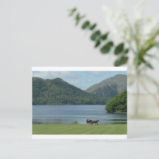 Killarney Seen und Jarvey Postkarte (Stehend Vorderseite)